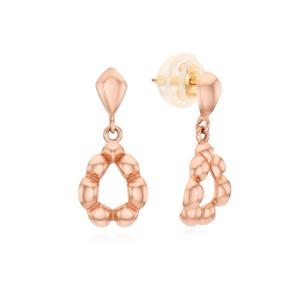 [티르리르] 14K 핑크골드 글리머 듀 포인트 귀걸이 TETK4P04122M