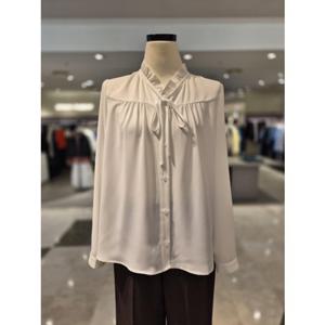 [비지트인뉴욕] 셔링 하이넥  블라우스 (VB9LS14)