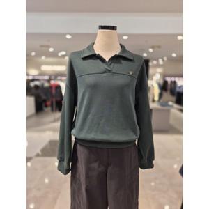 [비지트인뉴욕] 브이넥카라 맨투맨티셔츠 (VB9LT13)