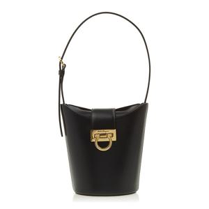 [페라가모] 여성 간치니 트리폴리오 숄더백 21 1194 NERO 0748442 (스크래치)