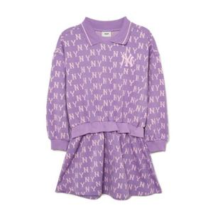 MLB키즈긴팔티 NQK 7FOPM0134-50LDS Classic Monogram 원피스