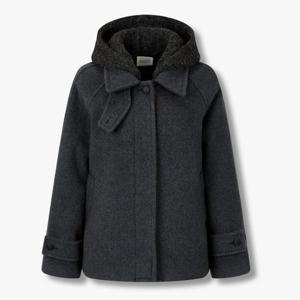 톰보이  9175413993 니트후드 포인트 울 숏코트