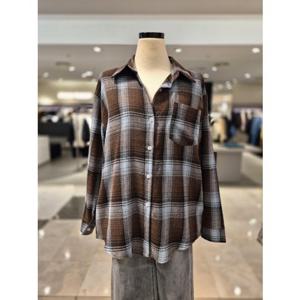 [비지트인뉴욕] 배색체크 긴팔셔츠 (VBALS65)