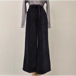 [비지트인뉴욕]데님 라이크 밴딩 와이드 팬츠 VBBLP68