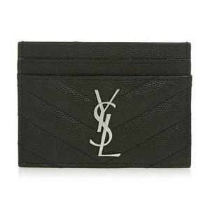 생로랑 마틀라세 카드지갑 은장 423291 BOW02 1000