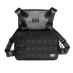체스트백 체스트백 가방 군인 밀리터리 슬링백 몰리 여행 검정