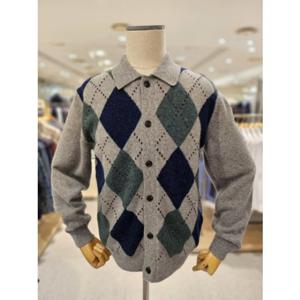 닥스 아가일 가디건 양말증정 DLW1SWCD104-G1 25년 FW