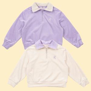 [로엠걸즈(아동)]벨로아밍크반집업세트맨투맨티셔츠RGSM23T3C