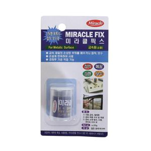 AME코리아 미라클픽스 금속용 20G 10EA 에폭시 보수제 글루 수지 빠데