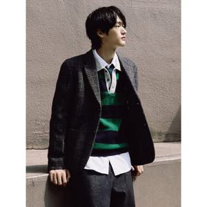 [빈폴멘] 로바트 트위드 체크 재킷  애쉬 (BC5911C154)