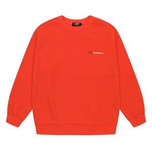 [에꼴리에]남아 기모 심플 레터링 맨투맨 티셔츠 21D0405_OR