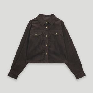 [코데즈컴바인] 폴링 크롭 코듀로이 셔츠 (CKD-SH002WA)