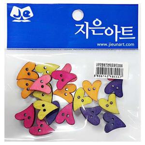 비즈팔찌 나무 비즈 빈티지하트 2봉 비즈공예 재료 팔찌 만들