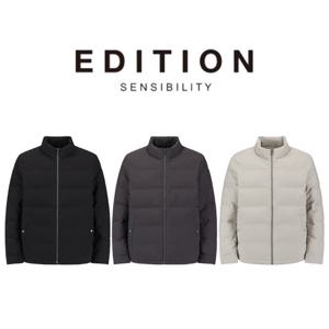[에디션앤드지]25 FW 남자간절기점퍼 스텐드 카라넥 경량 패딩 점퍼 3종 1택 NNF4JP1991 DR4