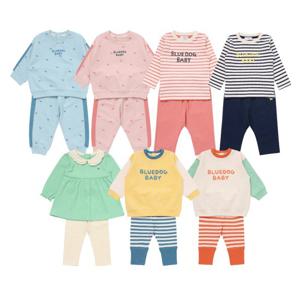 [블루독베이비](백일/돌/어린이집등원룩)상하7종세트택1 45A70-672-04,05,15,16,20,22,