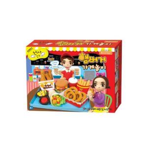 자재 (도너랜드) 13000 천사점토 햄버거 가게놀이 1세트