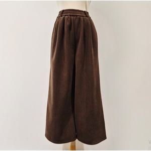 [비지트인뉴욕]밴딩 골덴 기모 와이드팬츠 VBCLP60