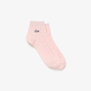 [라코스테공식] 여성용 케이블 앵클 양말 RA034E-55G T03