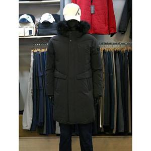 팜스프링스 세이브존03 팜스프링스 남성 골프 겨울 라쿤퍼 후드 덕 패딩 점퍼 AGSWDM244555A