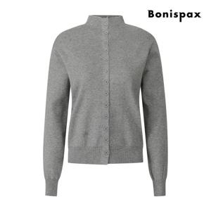 [보니스팍스(여성의류)]하프넥 카라 가디건 니트 XPBKP011M0