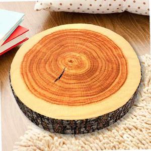 통나무 원형방석/학생선물용 사무실 패브릭 의자방석