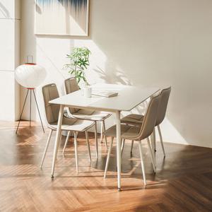 동서가구 해브 포세린 통세라믹 4인용 식탁세트 (의자4) DF927705