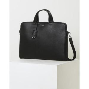 [헤지스]HJBA6E412BK_블랙 로고배색 가죽 남성 서류가방