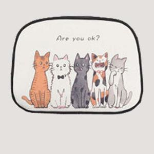 귀여운 동물그림 크로스백 파우치 손가방 캐주얼 패션