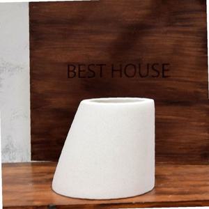 모던 시멘트 대리석무늬 비대칭원형 16x20cm 화분