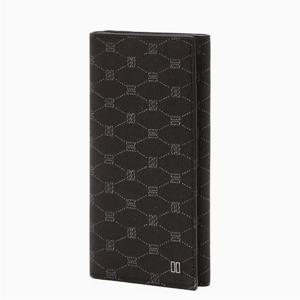 [닥스핸드백] 블랙 DD로고 가죽 장지갑DBWA6E754BK