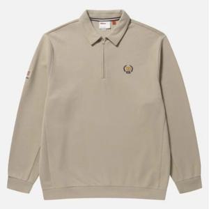 윌슨긴팔티 VQA W243001GHT91-CRM 카라형 반집업 맨투맨