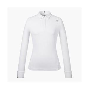 데상트 GOLF 여성 포인트 카라 긴팔티셔츠 (DP12WFTL11) DP12WFTL11_BWTG 279952