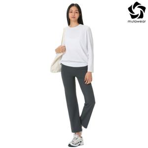 뮬라웨어 여성 스트레이트 실루엣 레깅스 AWWELG002-DGY-YDP