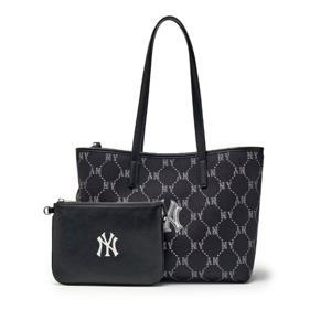 [MLB] (3AORMJ16N-50BKS) 다이아 모노그램 자카드 토트백