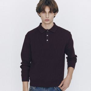 [지오다노] 남자 봄 가을 스티치 폴로 니트 스웨터 650405
