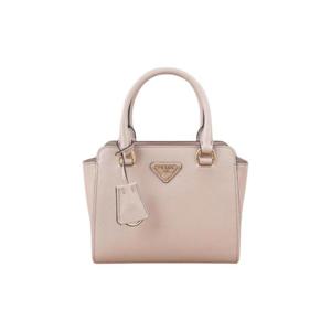 프라다 트라이앵글 로고 사피아노 레더 미니 토트백 파우더 핑크 1BA380-2EDV-F0236