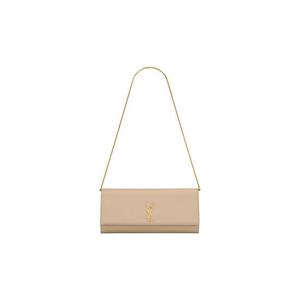 생로랑 케이트 클러치 그레인 드 뿌드르 레더 다크 베이지 851921-AAGBE-2721