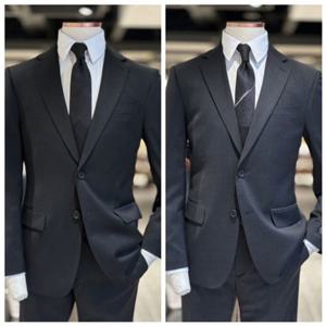 [레노마] S S 봄여름 블랙 다크그레이 슬림핏 울스판정장 2종택1 RSAISJ4143A