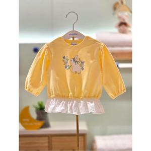 압소바 HK(26년봄신상) 릴 티셔츠(노랑)(아기선물) (2A1123303)