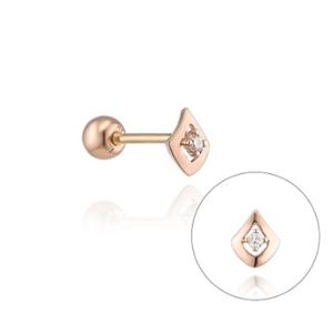 [로이드] 블루밍 오라클 다이아 14K 피어싱 LPFP1008D