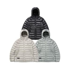 M 라이프워크패딩 CQK LW254DJ101 공용) Lite 글로시 후드 다운 점퍼