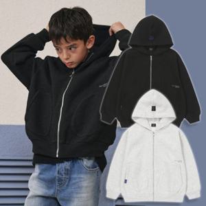 블루테일2 AAA1JP01BKLG 주니어 남아 여아 블랙 와플 후드집업 점퍼 2종 택 1 고학년 2026년 봄상품