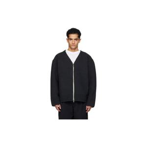 25 FW 나나미카 남성 블랙 우알 5G 집업 가디건 261467M200000