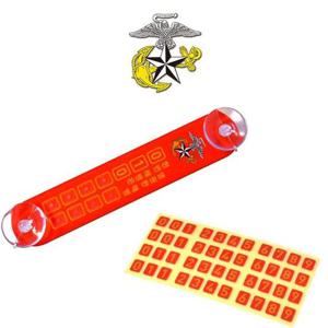 주차 알림 전화 번호판 해병대 자동차 연락처 알림판