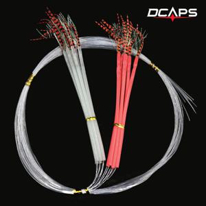 캡스 15cm 장축광 틴셀 스커트 갈치바늘 A형 2색 12본 갈치채비