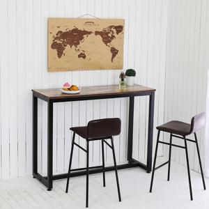 더조아 모던바테이블 1200빈티지브라운 바텐 홈바 아일랜드식탁