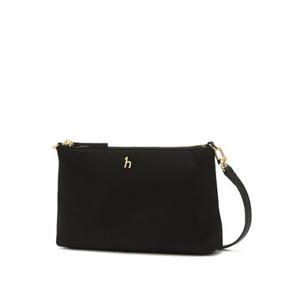 헤지스 액세서리 여성 24FW 스테디셀러 블랙 단색 나일론 미니크로스백 WIWA4F707BK