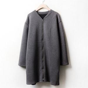 [시드마켓]네오프렌 루즈 롱 집업 자켓 2013330S 빅사이즈 여성