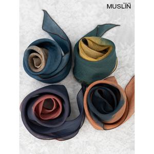 [모슬린]엄마옷 천연염색투톤스카프 203FGH149 마담/중년여성/빅