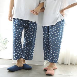 [속옷도둑]순면 특면 커플 잠옷바지 남성 파자마 여성 수면바지